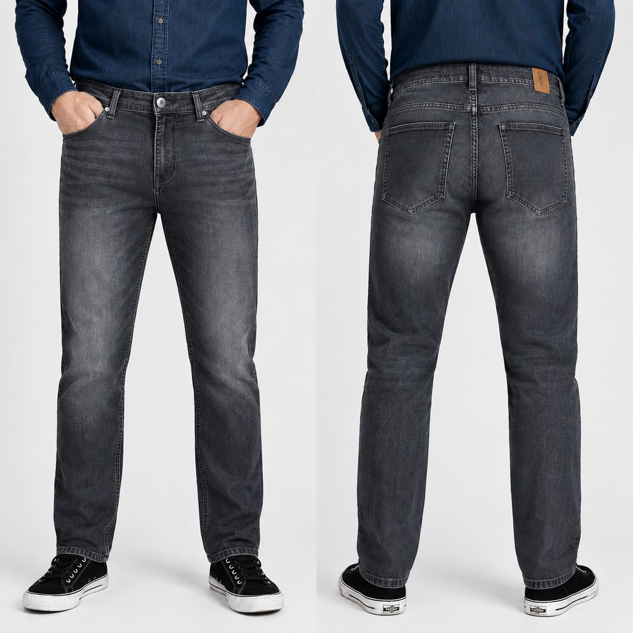 Classic Slim Fit cross pocketed Jeans