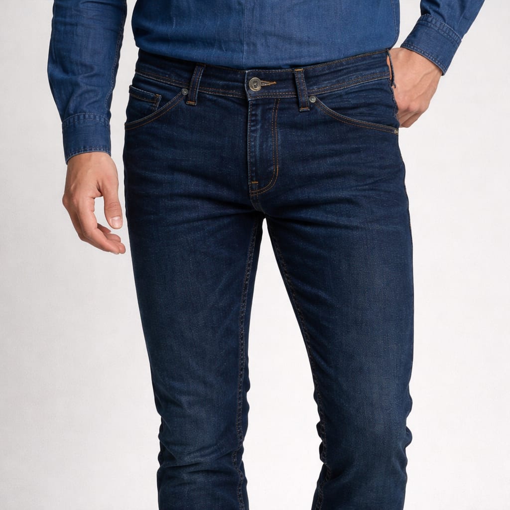Classic Slim Fit cross pocketed Jeans